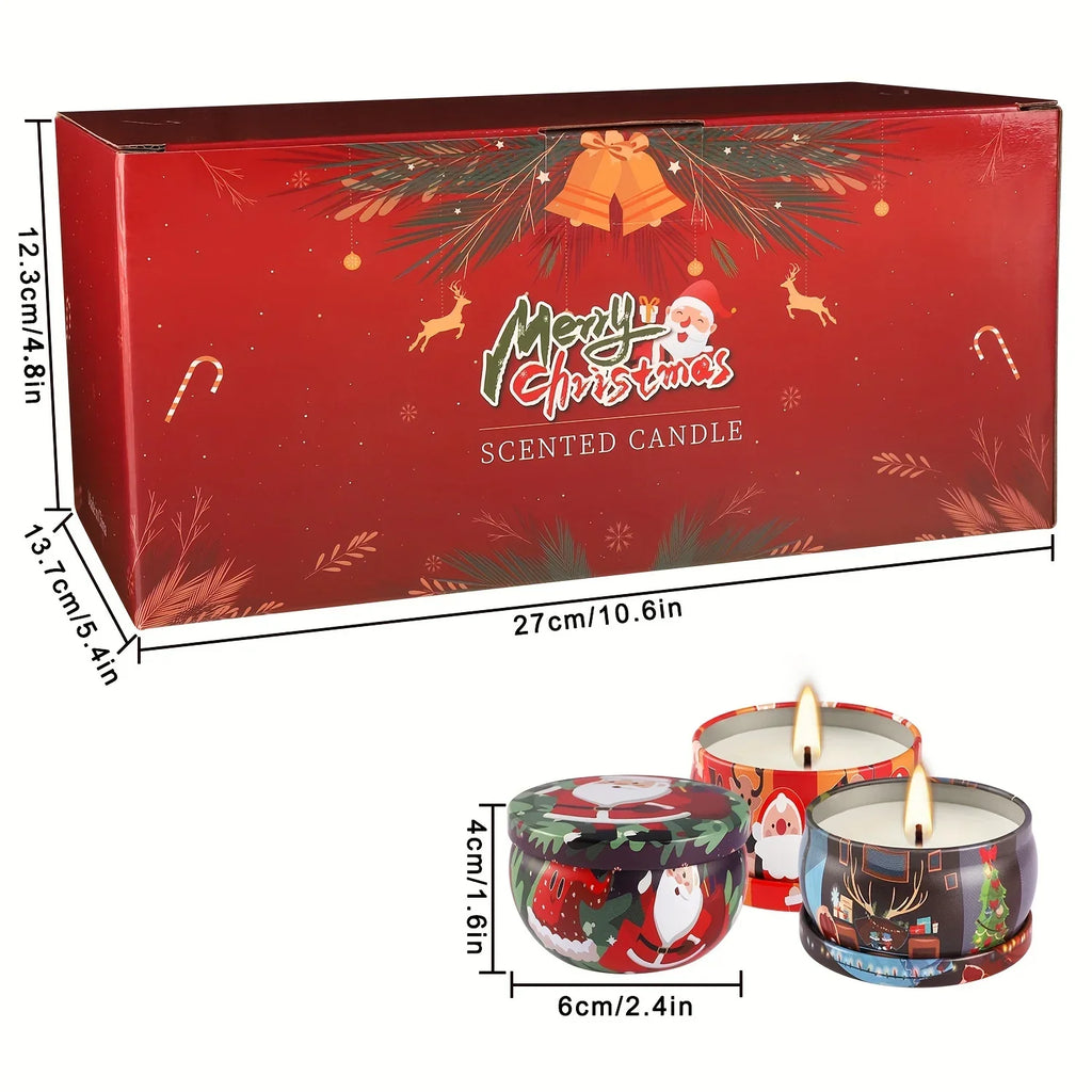 Siberian Fir Scented Soy Wax Candles for Christmas - House Of Avana