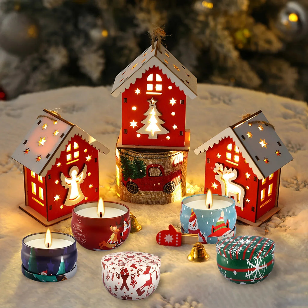 Siberian Fir Scented Soy Wax Candles for Christmas - House Of Avana