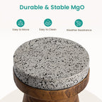 Vintage Style Mushroom Side Table, Lightweight Round Accent End Table for Living Room & Bedroom, Indoor/Outdoor Retro Courtyard Footstool, No Electricity Required, Mushroom Decor House Of Avana
