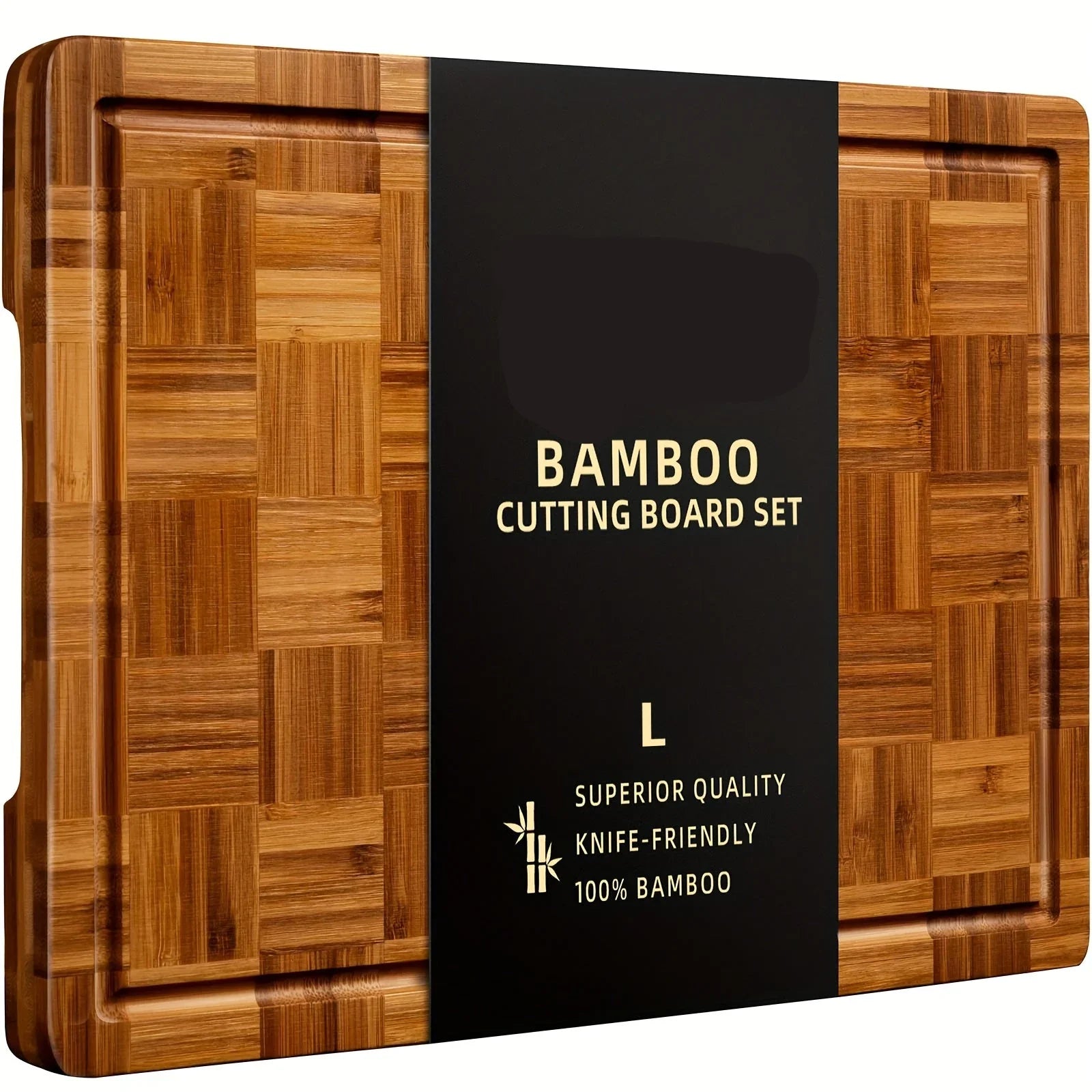Large Splicing Cutting Board, Parquet Board, Kitchen Special Board, Five-layer Thickening, Juice Groove, Hidden Handle, Knife-friendly, Kitchen Gadgets, Kitchen Must Haves, Gift For Family And Friends.Mother'S Day. Easter. Ra House Of Avana