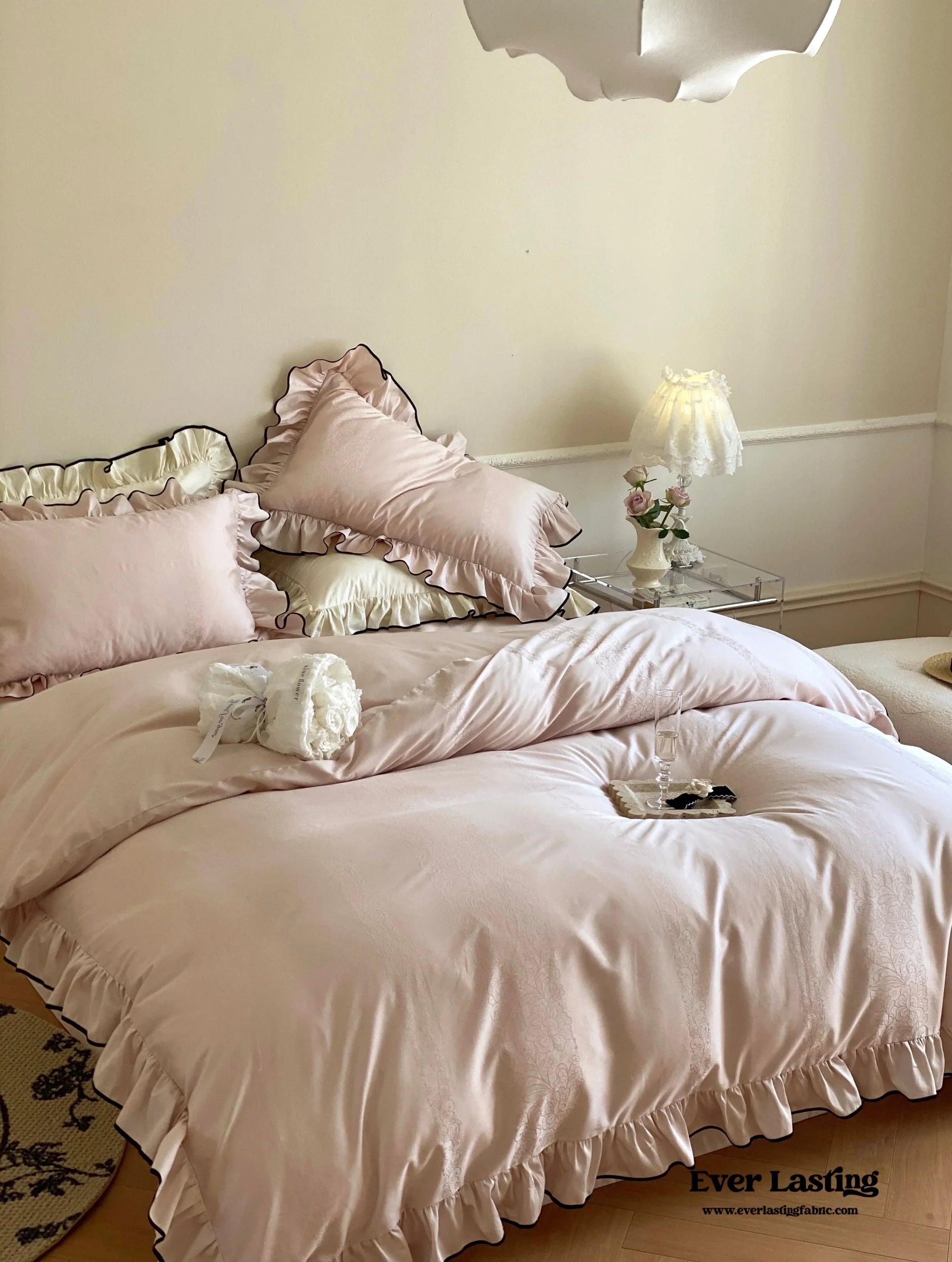 Silky Ruffle Pillowcases Ever Lasting