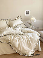 Silky Ruffle Pillowcases Ever Lasting