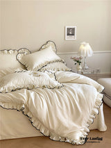 Silky Ruffle Pillowcases Ever Lasting