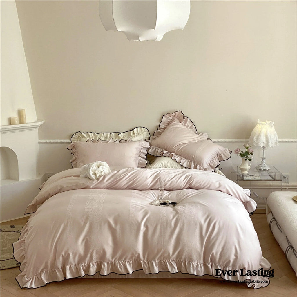Silky Ruffle Pillowcases Ever Lasting