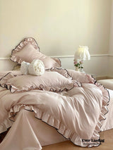 Silky Ruffle Pillowcases Ever Lasting