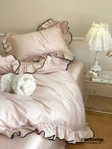 Silky Ruffle Pillowcases Ever Lasting