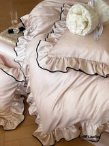Silky Ruffle Pillowcases Ever Lasting