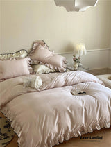 Silky Ruffle Pillowcases Ever Lasting