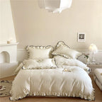 Silky Ruffle Pillowcases Ever Lasting