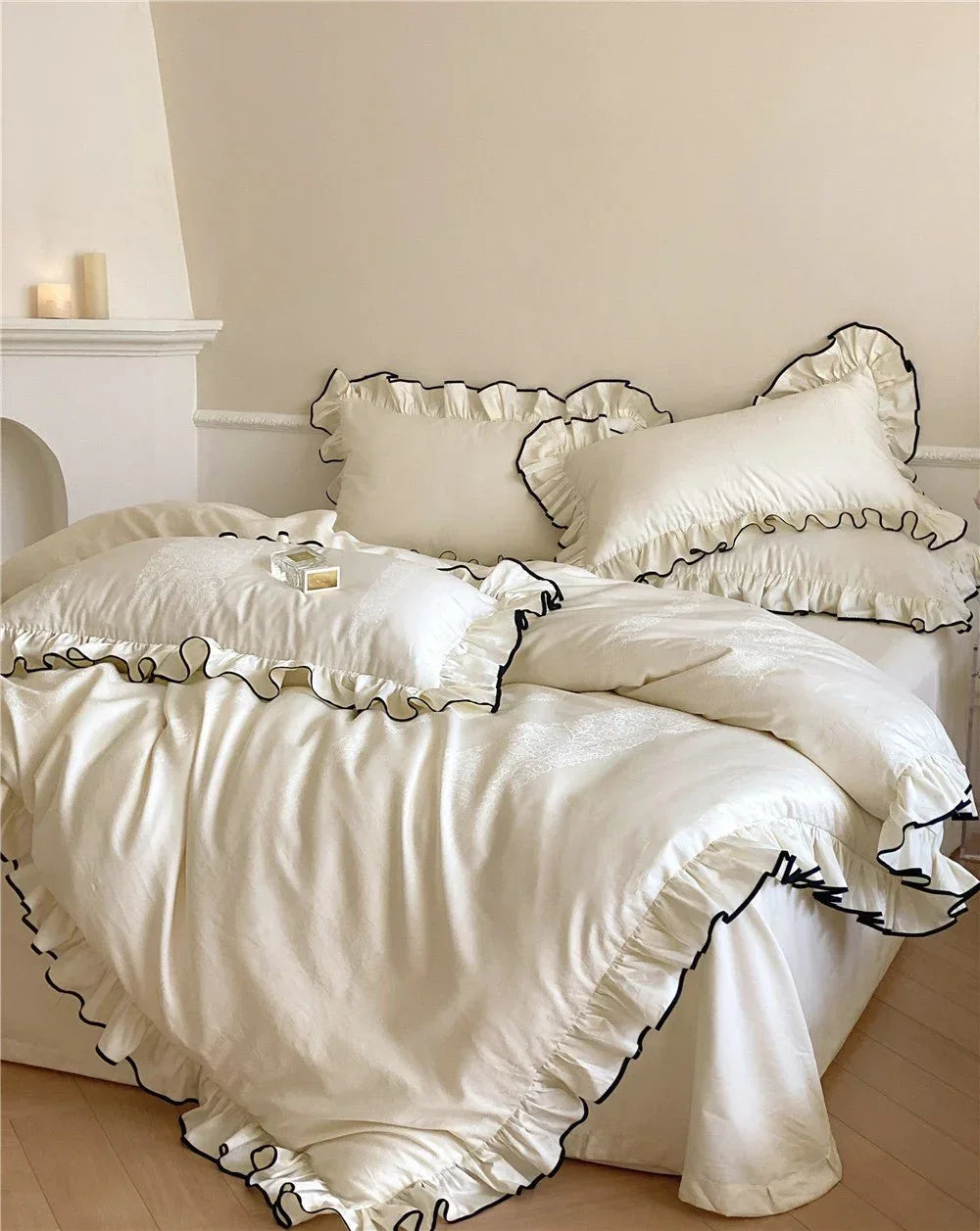 Silky Ruffle Pillowcases Ever Lasting