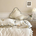 Silky Ruffle Pillowcases Ever Lasting