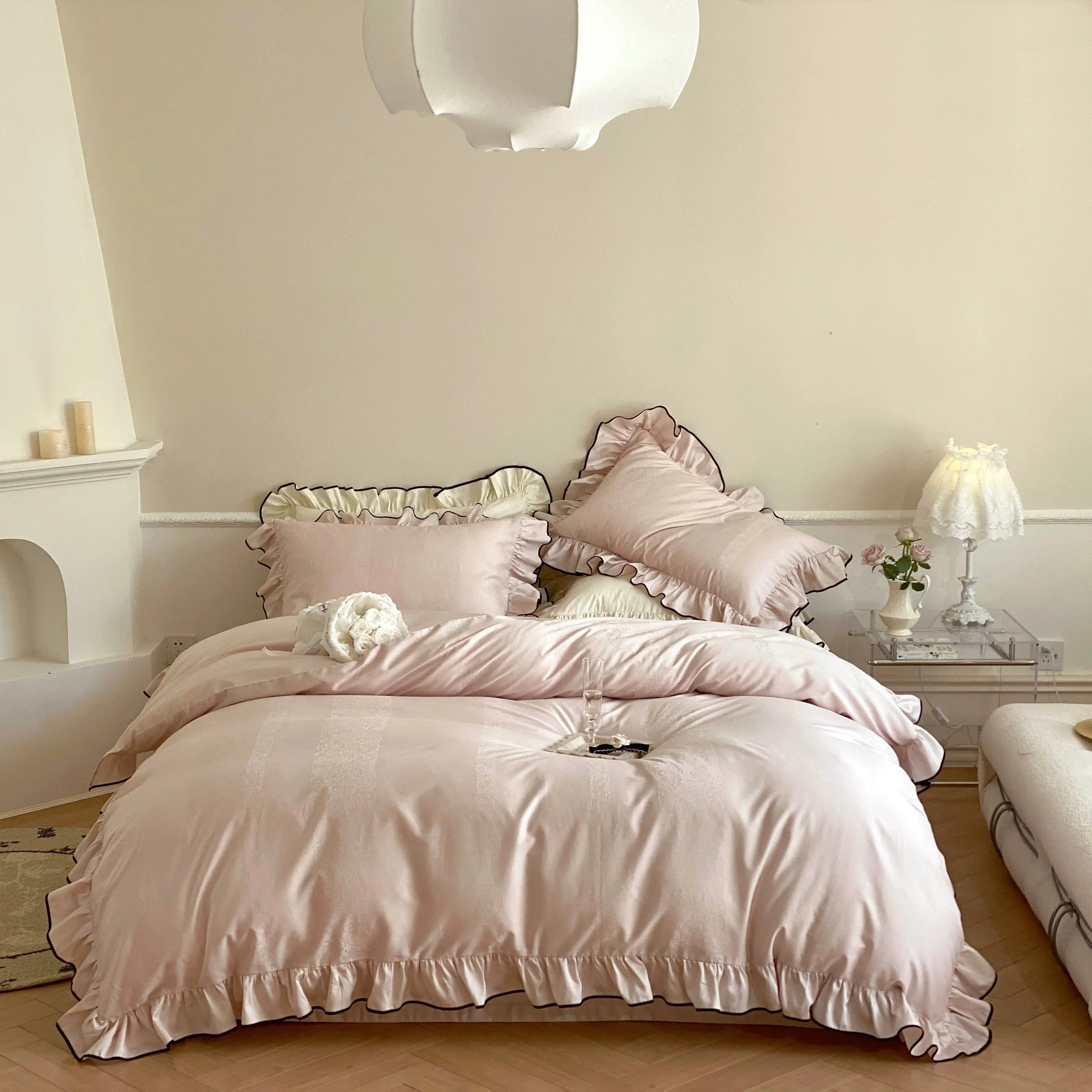 Silky Ruffle Pillowcases Ever Lasting