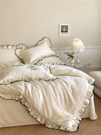 Silky Ruffle Pillowcases Ever Lasting