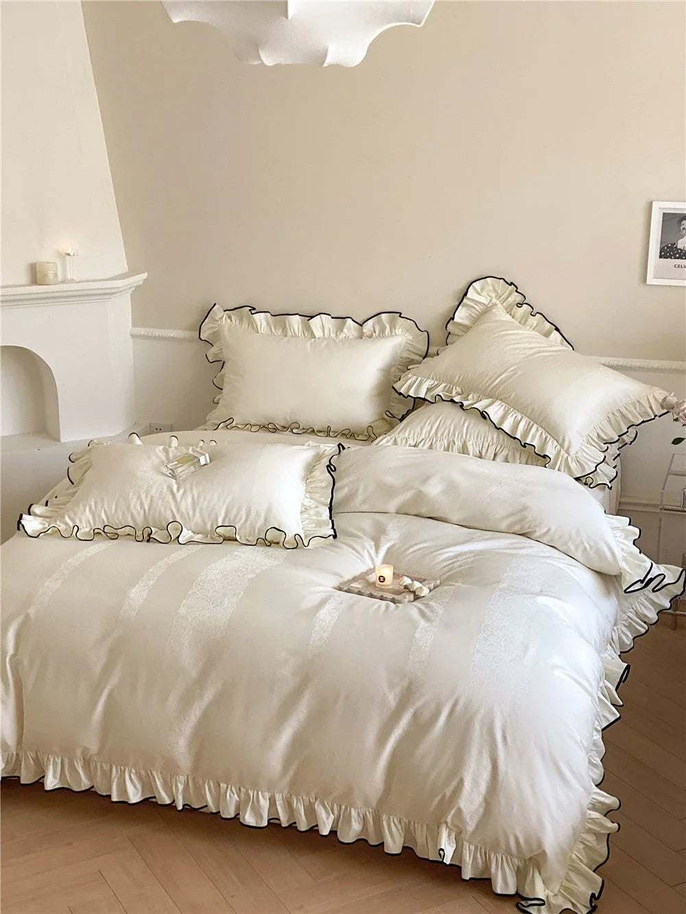 Silky Ruffle Pillowcases Ever Lasting