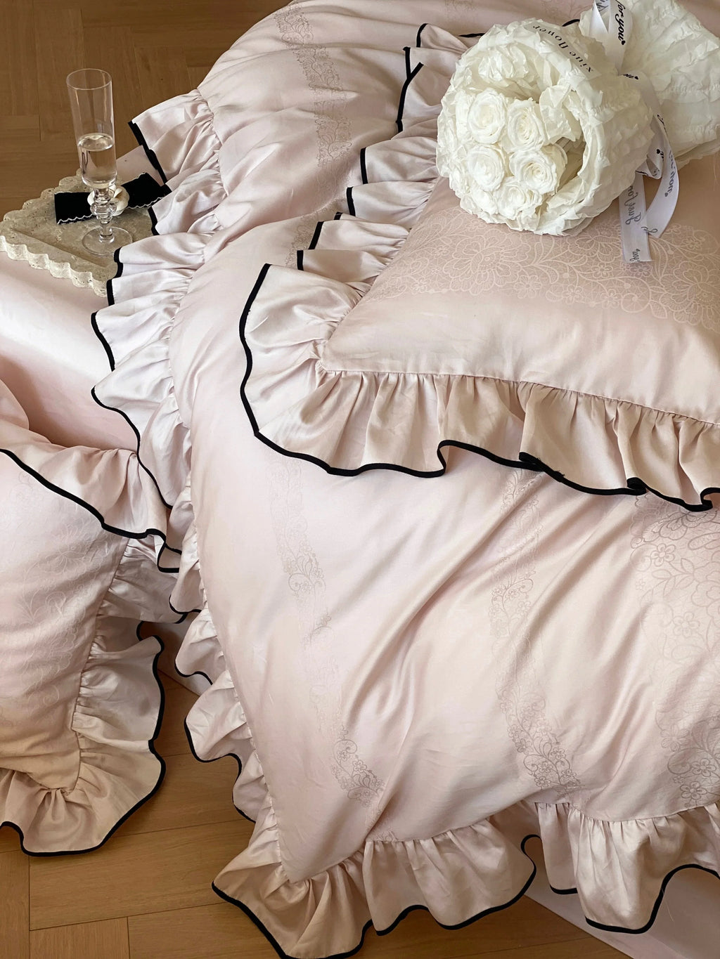 Silky Ruffle Pillowcases Ever Lasting