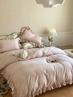 Silky Ruffle Pillowcases Ever Lasting
