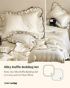 Silky Ruffle Pillowcases Ever Lasting
