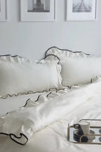 Silky Ruffle Pillowcases Ever Lasting