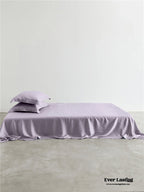 Silky Solid Tencel Bedding Set / Blue Ever Lasting