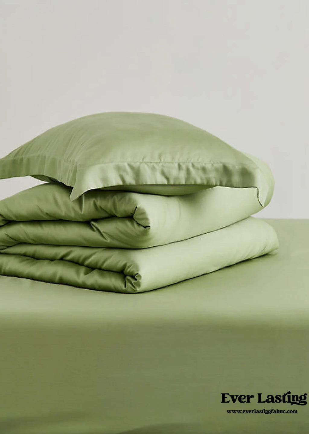 Silky Solid Tencel Bedding Set / Pink Ever Lasting