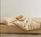 Silky Solid Tencel Bedding Set / Blue Ever Lasting