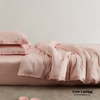 Silky Solid Tencel Bedding Set / Blue Ever Lasting
