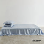 Silky Solid Tencel Bedding Set / Blue Ever Lasting