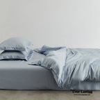 Silky Solid Tencel Bedding Set / Blue Ever Lasting