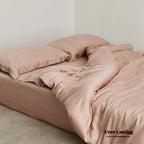 Silky Solid Tencel Bedding Set / Blue Ever Lasting