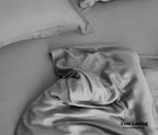 Silky Solid Tencel Bedding Set / Blue Ever Lasting