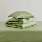 Silky Solid Tencel Bedding Set / Blue Ever Lasting