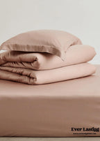 Silky Solid Tencel Bedding Set / Blue Ever Lasting