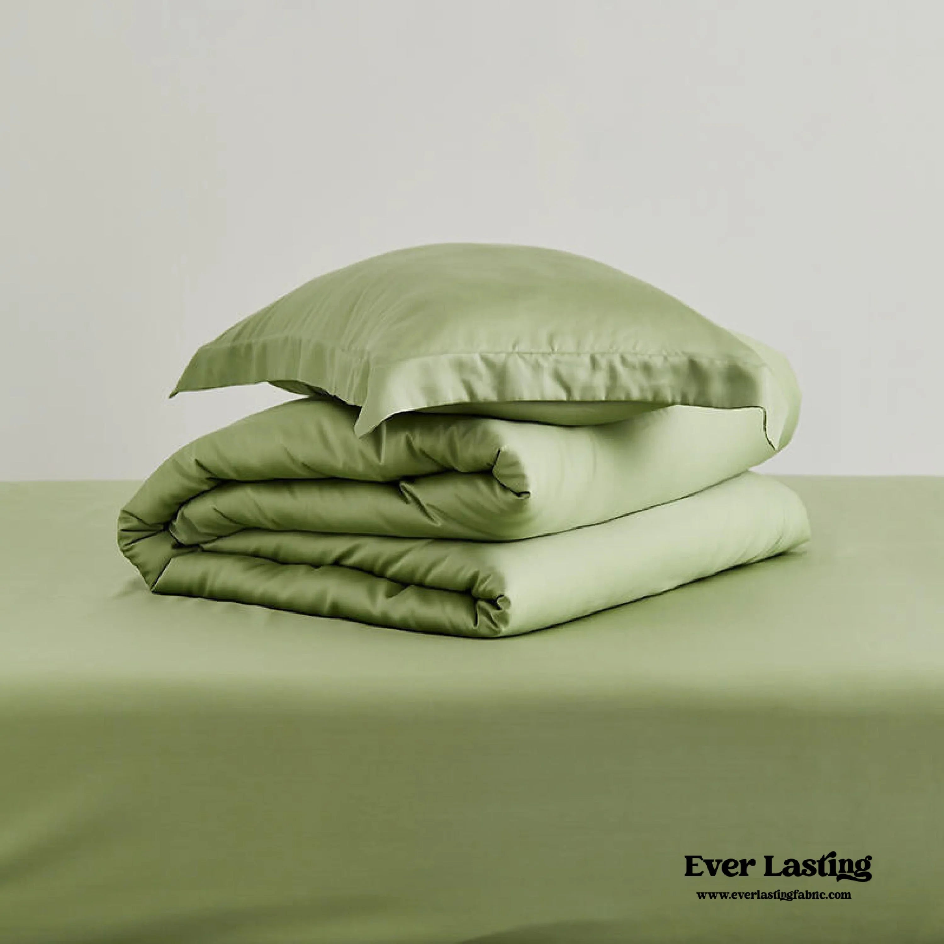 Silky Solid Tencel Bedding Set / Pink Ever Lasting