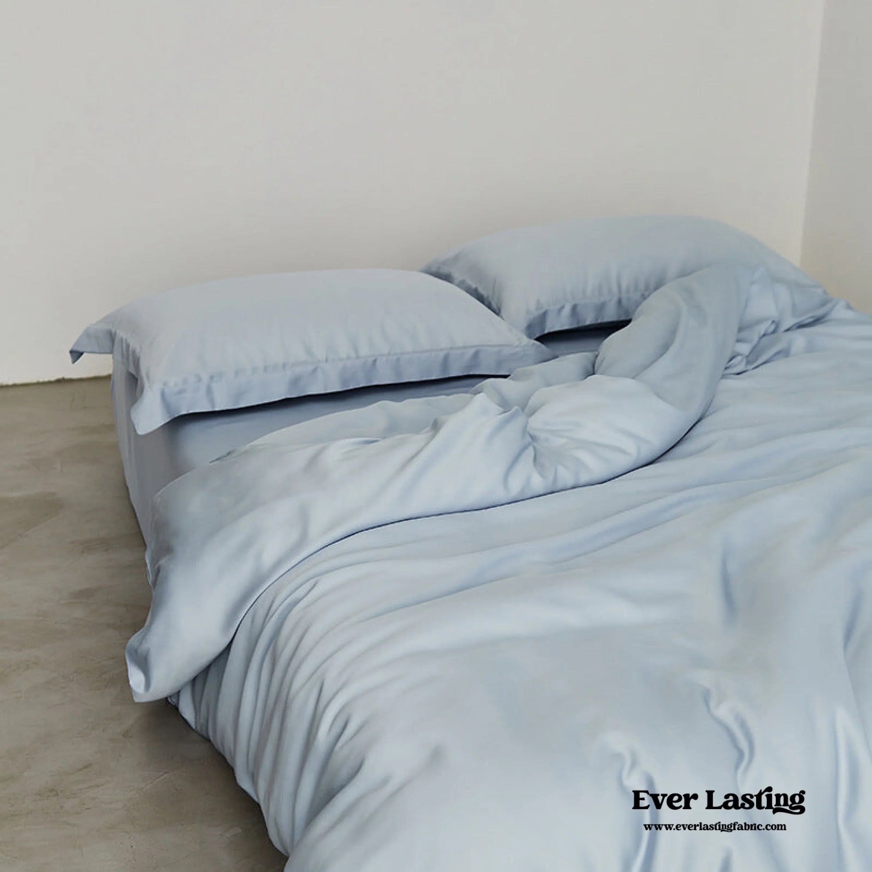 Silky Solid Tencel Bedding Set / Pink Ever Lasting