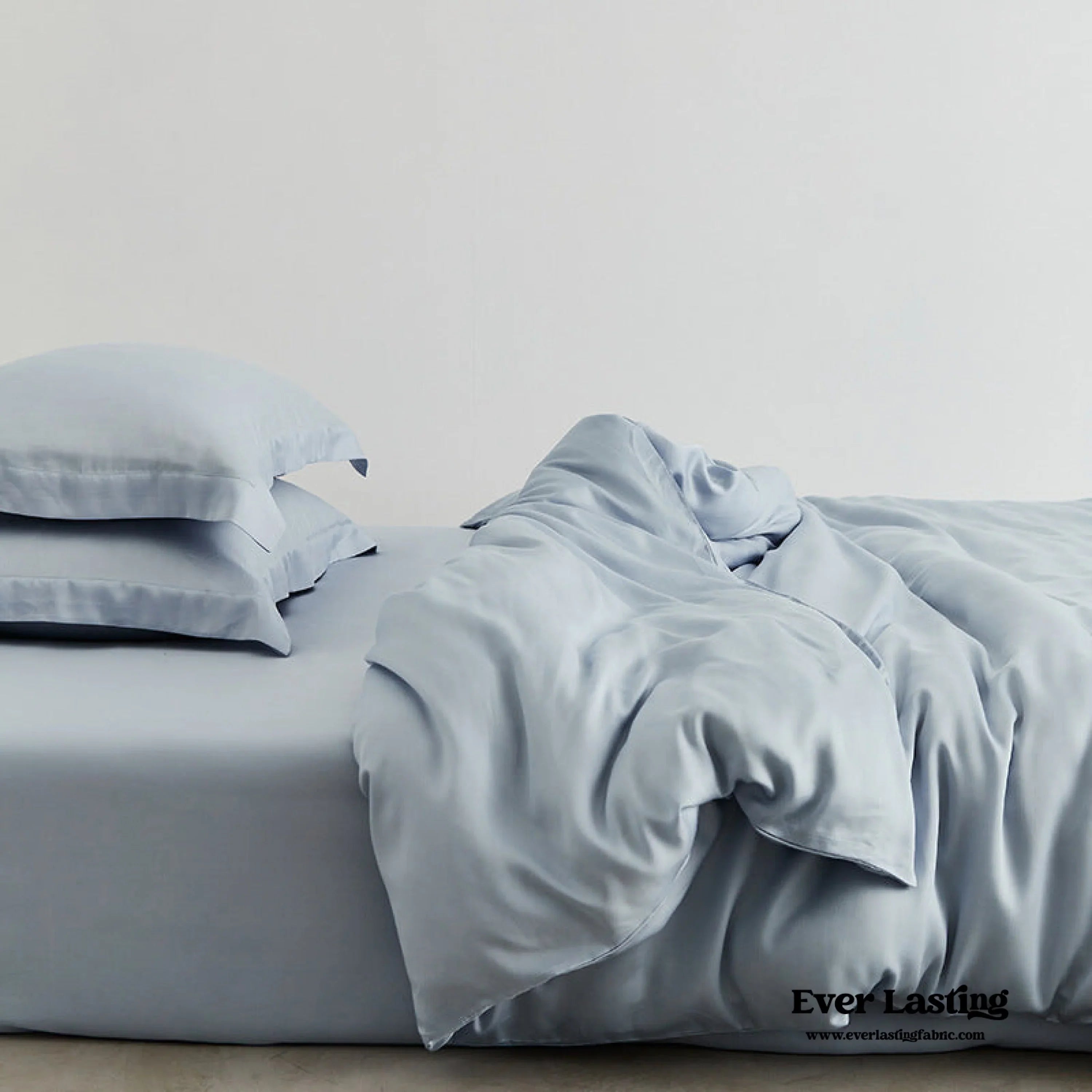 Silky Solid Tencel Bedding Set / Pink Ever Lasting
