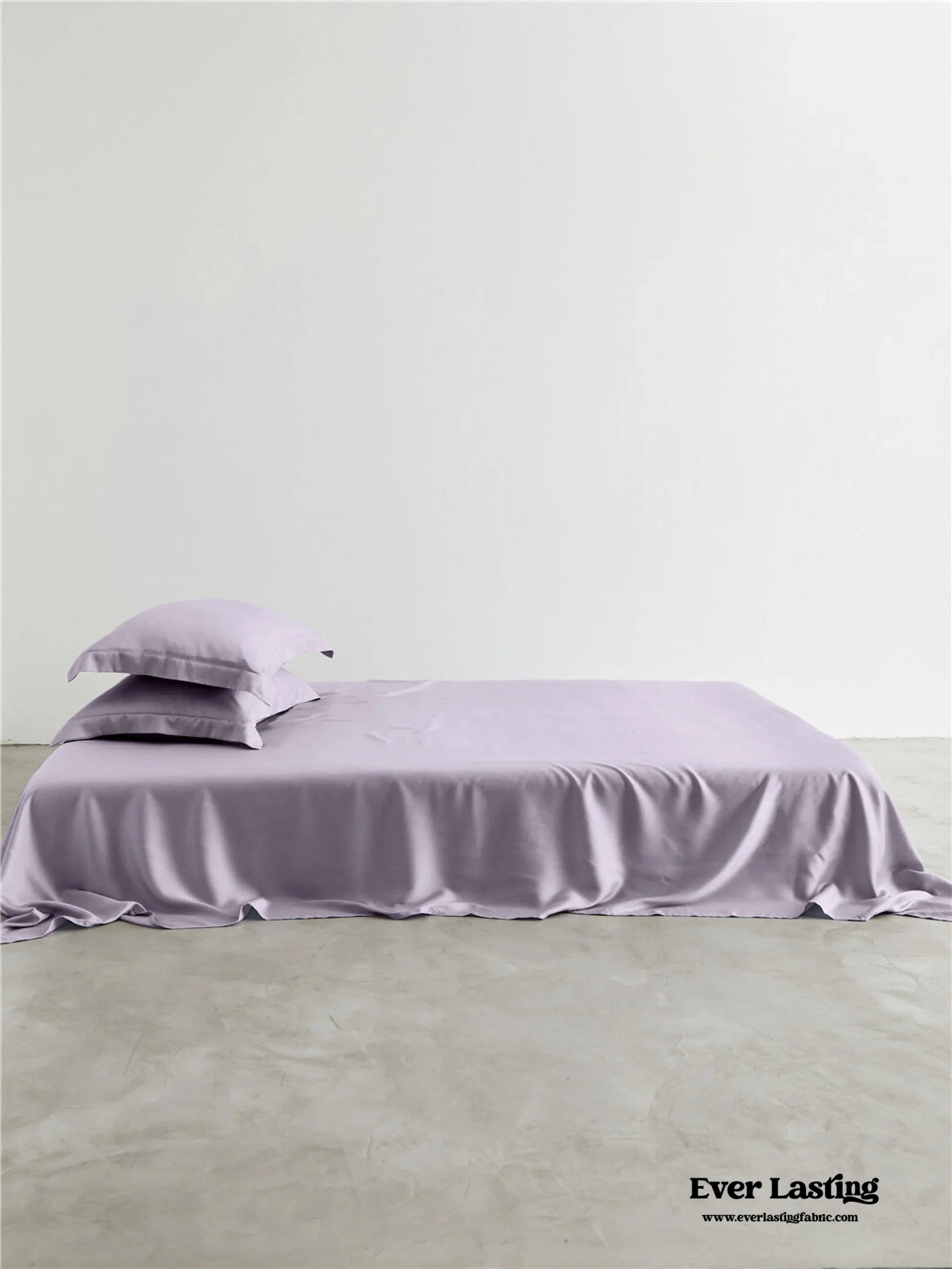 Silky Solid Tencel Bedding Set / Pink Ever Lasting