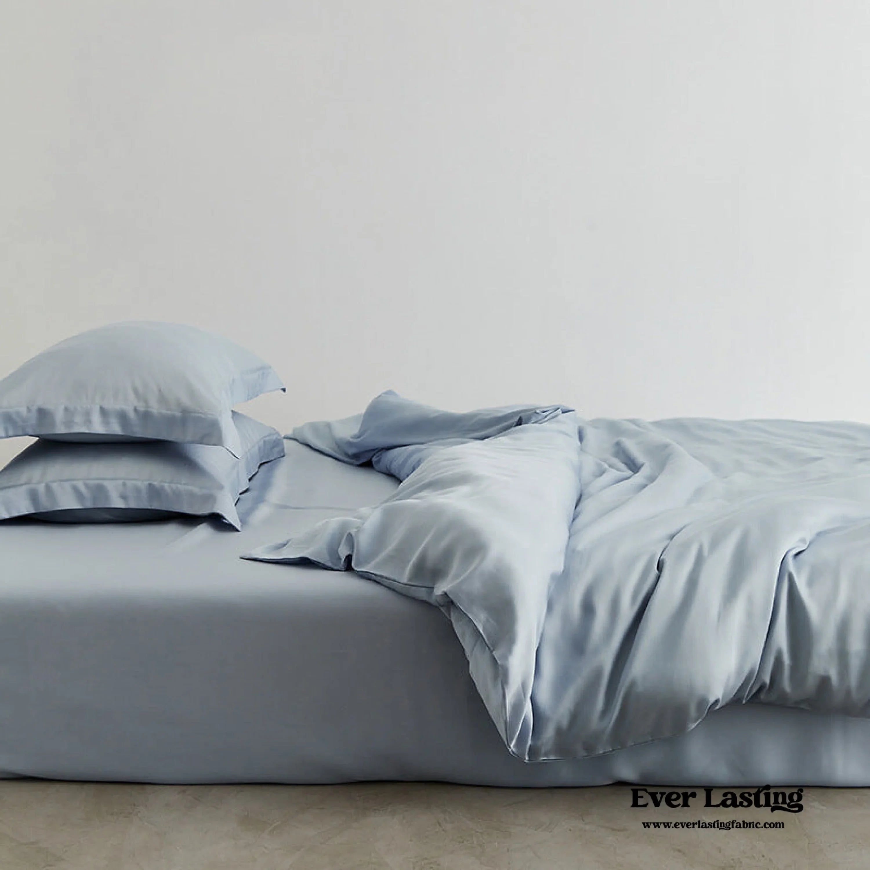 Silky Solid Tencel Bedding Set / Pink Ever Lasting