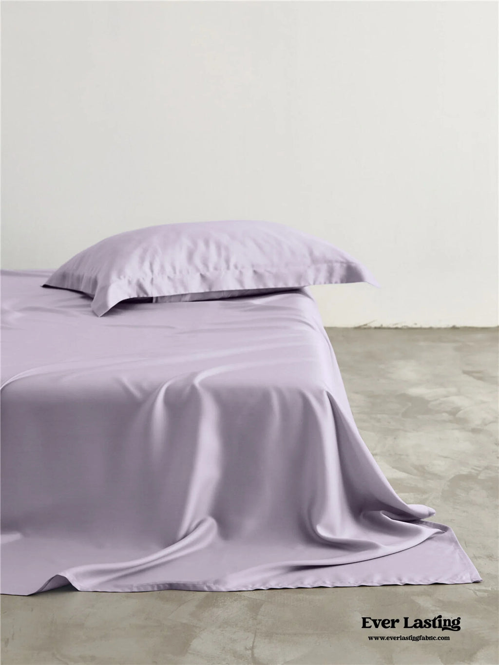 Silky Solid Tencel Bedding Set / Pink Ever Lasting