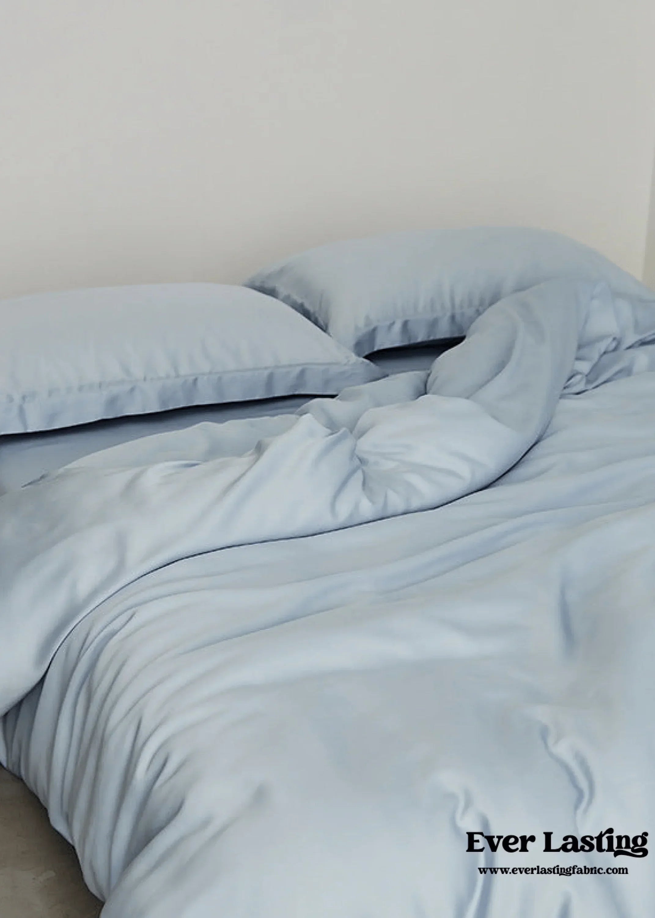 Silky Solid Tencel Bedding Set / Pink Ever Lasting