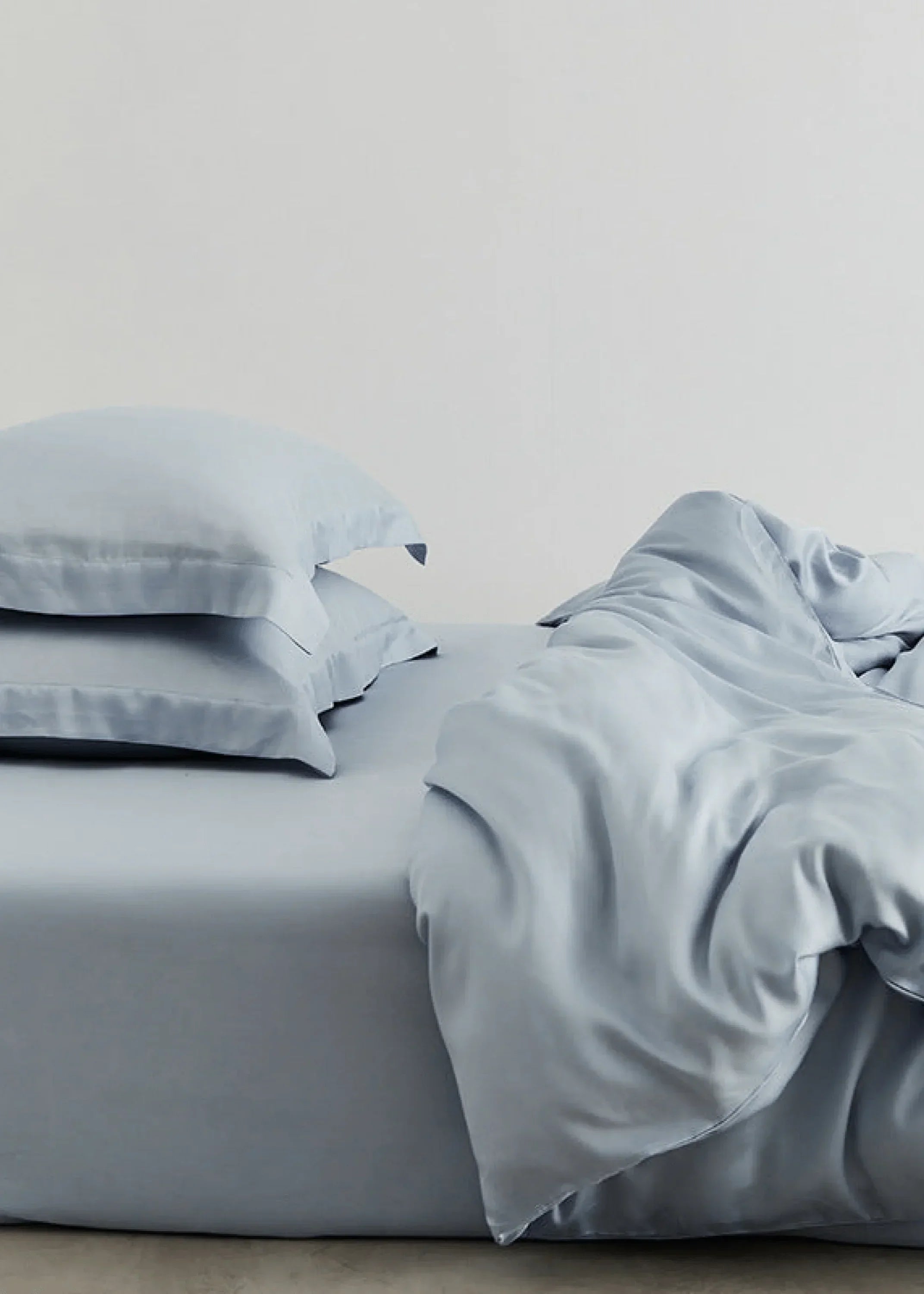 Silky Solid Tencel Bedding Set / Pink Ever Lasting