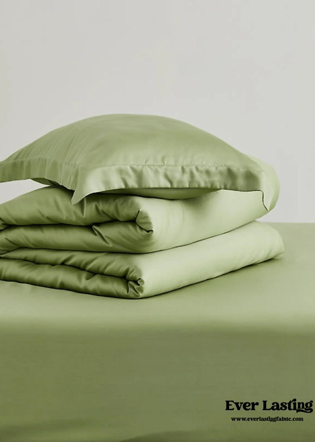Silky Solid Tencel Bedding Set / Pink Ever Lasting