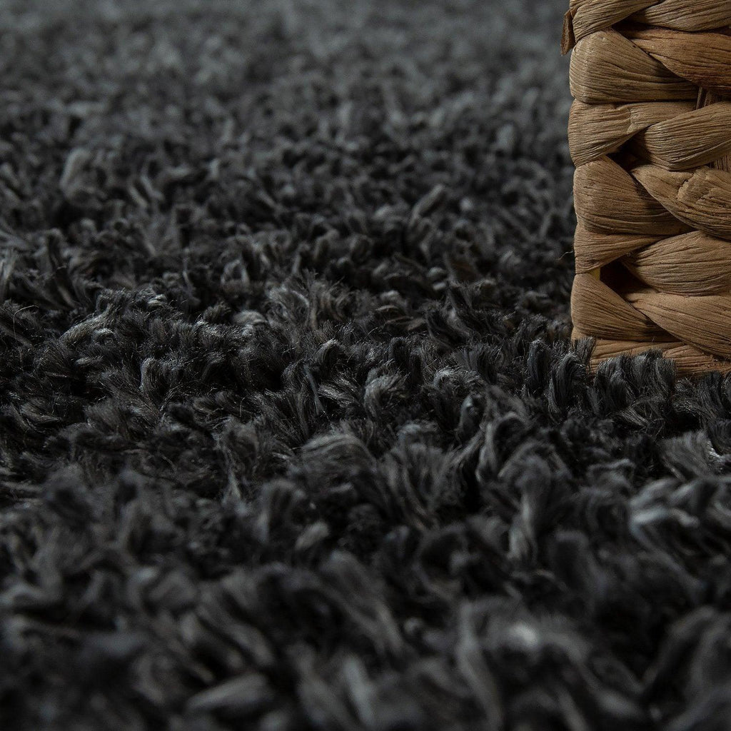 Solid Medium-Pile Rug Anthrazit Living Room Robust RugYourHome