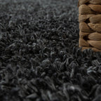 Solid Medium-Pile Rug Anthrazit Living Room Robust RugYourHome