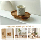 Simple Wooden Platter - Perfect for Scent Therapy, Sweets, And Household Arrangement - Multifunctional Item (Non-Food Contact) House Of Avana [[SKU:HOA-TRY-403]]