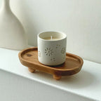 Simple Wooden Platter - Perfect for Scent Therapy, Sweets, And Household Arrangement - Multifunctional Item (Non-Food Contact) House Of Avana [[SKU:HOA-TRY-403]]