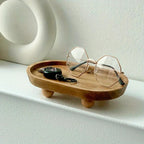 Simple Wooden Platter - Perfect for Scent Therapy, Sweets, And Household Arrangement - Multifunctional Item (Non-Food Contact) House Of Avana [[SKU:HOA-TRY-403]]