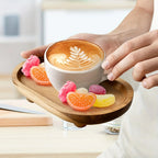 Simple Wooden Platter - Perfect for Scent Therapy, Sweets, And Household Arrangement - Multifunctional Item (Non-Food Contact) House Of Avana [[SKU:HOA-TRY-403]]