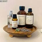 Simple Wooden Platter - Perfect for Scent Therapy, Sweets, And Household Arrangement - Multifunctional Item (Non-Food Contact) House Of Avana [[SKU:HOA-TRY-403]]