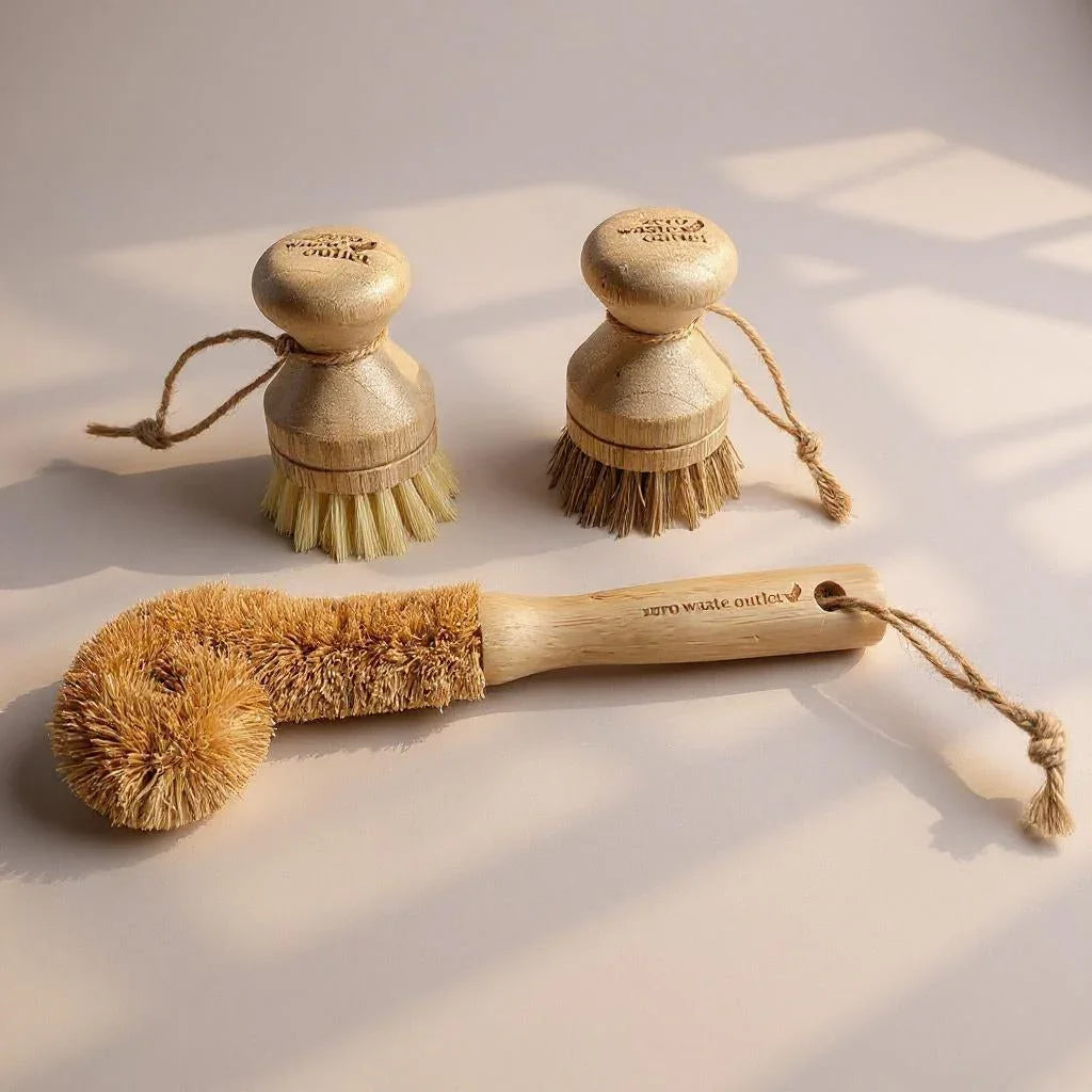 3-piece Sink Brush Set, front view - House Of Avana