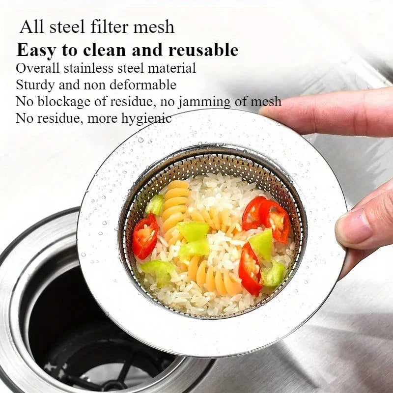 Sink Strainer - Rust-Resistant Stainless Steel